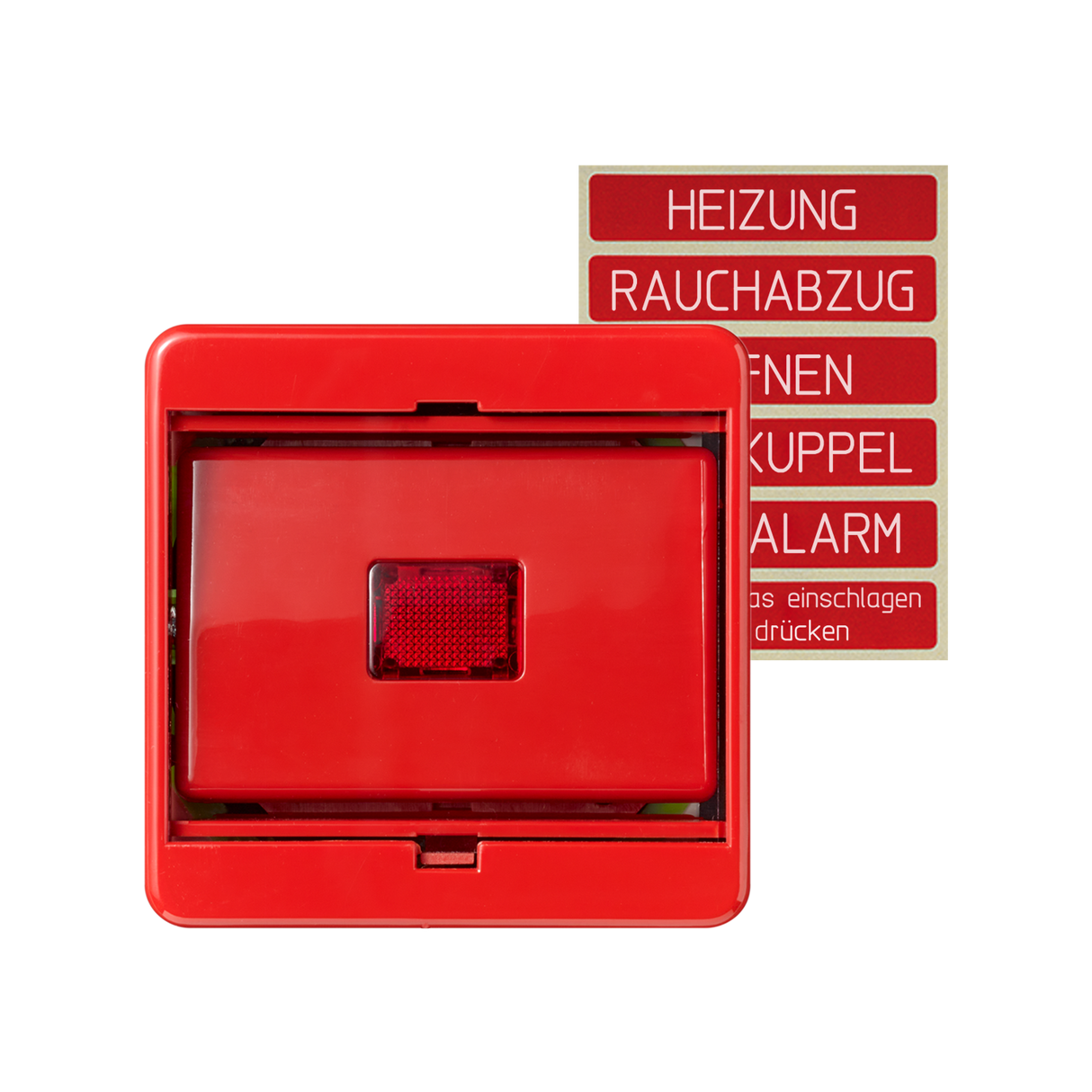 JUNG Abdeckung Schalter rt glz CD 561 GL RT