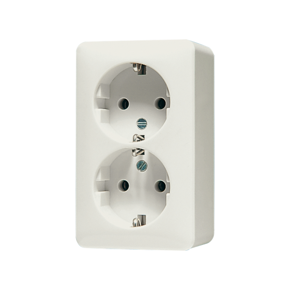 JUNG Steckdose 2f cws AP IP20 AP 600 6022 A