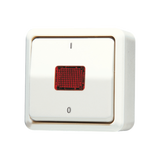 JUNG Kontroll-Heizungsschalter glz AP 1f AP 600 602 KOA IP20