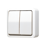 JUNG Serienschalter aws glz AP IP20 2f AP 600 605 A WW