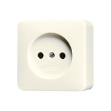 JUNG Steckdose 1f ws glz UP IP20 AP 600 611 A CEE 7/1 ohne Erdung