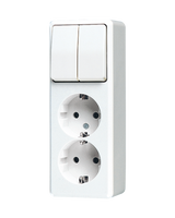 JUNG Steckdose 2f aws AP IP20 vert AP 600 625 A WW