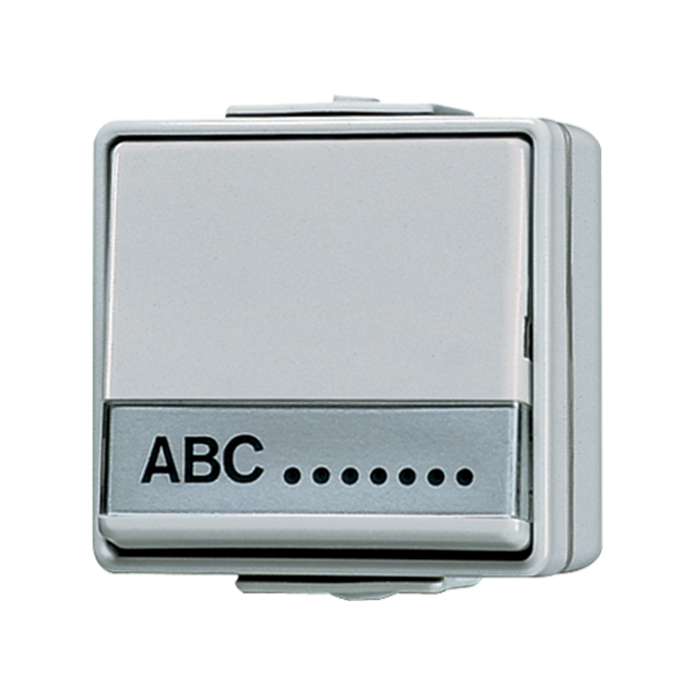 JUNG Wipptaster-Modul gr 1S AP IP44 WG 600 631 NAW m.Bel