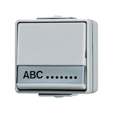 JUNG Wipptaster-Modul gr 1S AP IP44 WG 600 631 NAW m.Bel
