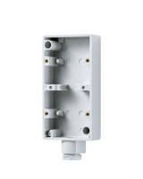 JUNG Gehäuse AP 2f Kst gr glz AP-Geh WG 600 / all 661 IP44