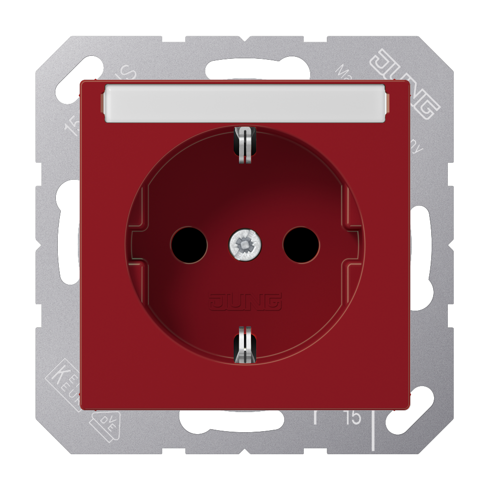 JUNG Steckdose 1f rt glz UP IP20 BSF AS/A A 1520 BFNA RT vert