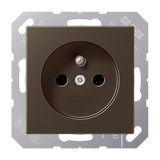 JUNG Steckdose 1f mokka UP m.BS Schutzk A 1520 FKI MO IP20 vert