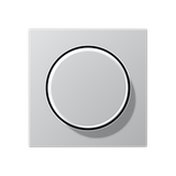 JUNG Drehknopf Symbol Dimmer alu glz A 1540 L