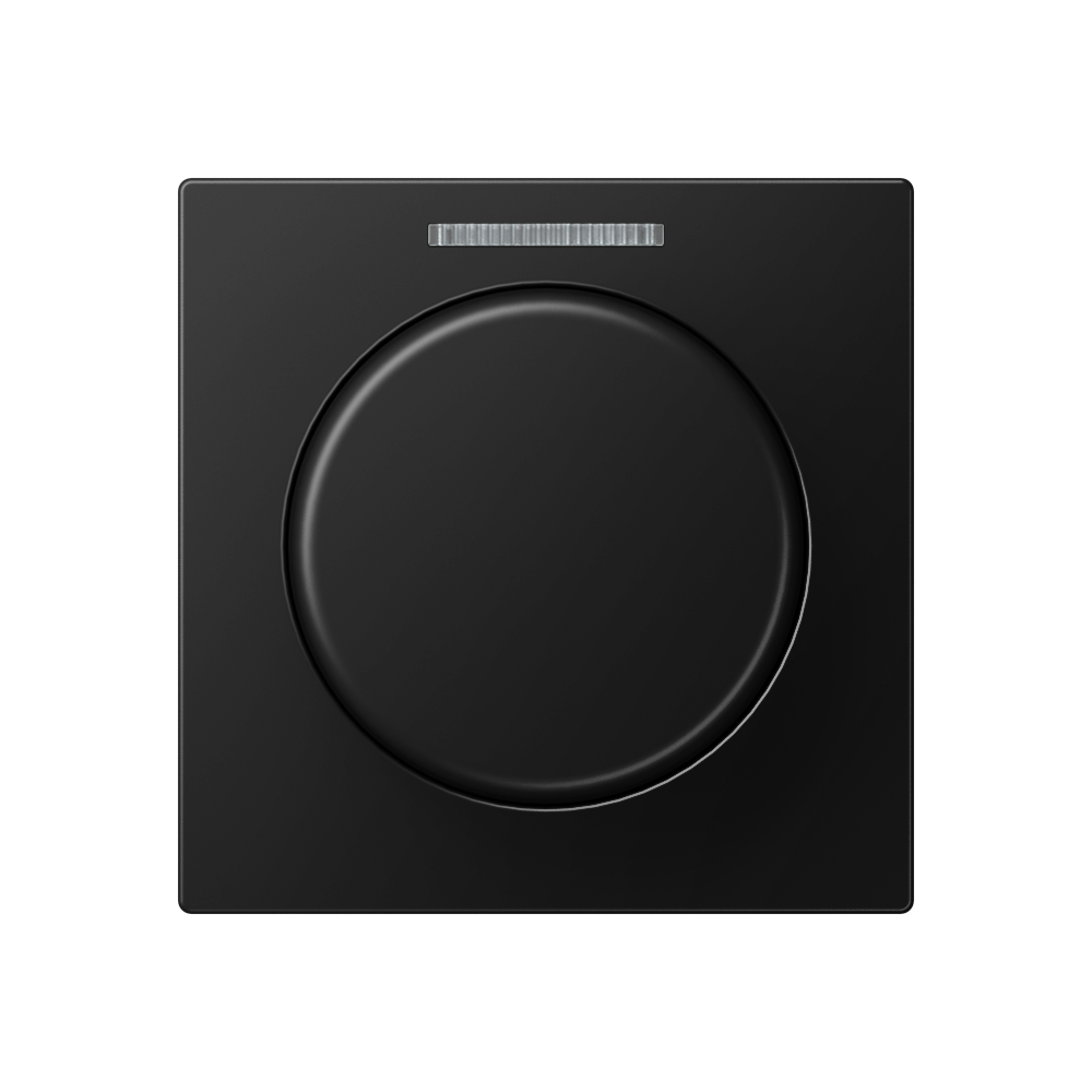 JUNG Drehknopf Symbol Dimmer gra-sw mt A 1540 BF KO5 SWM