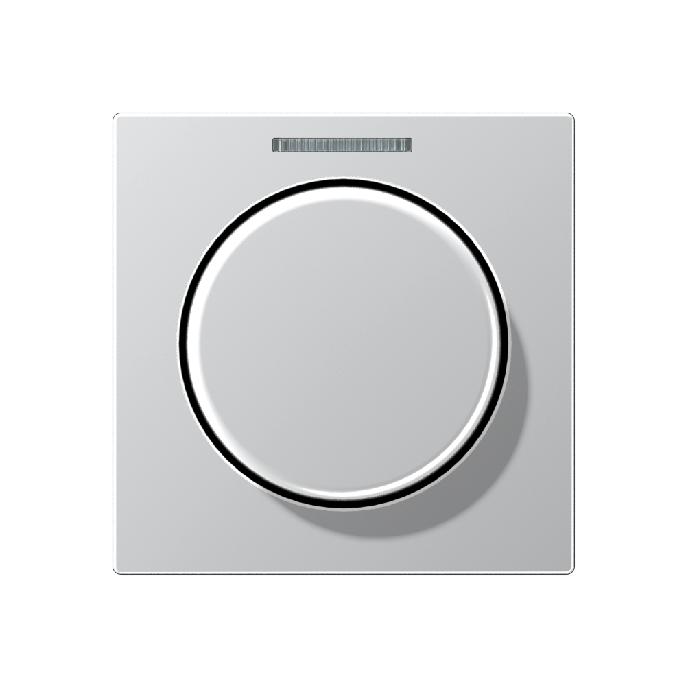 JUNG Drehknopf Symbol Dimmer alu glz A 1540 KO5 L