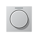 JUNG Drehknopf Symbol Dimmer alu glz A 1540 KO5 L