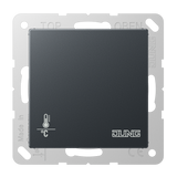 JUNG Raumtemperaturregler UP KNX anth A 2178 BF ORTS NM glz Bedienelement