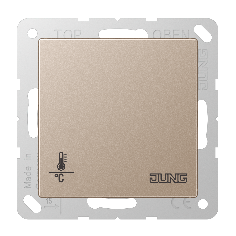 JUNG Raumtemperaturregler UP KNX champ A 2178 ORTS CH glz Basiselem