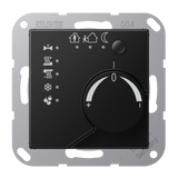 JUNG Raumtemperaturregler UP KNX gra-sw A 2178 SWM mt Bedienelement LED