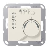 JUNG Raumtemperaturregler UP KNX ws glz AS A 2178 TS Bedienelement LED