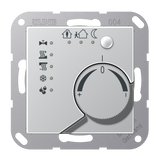JUNG Raumtemperaturregler UP KNX alu glz A 2178 TS L Bedienelement VorOrt_Bedien