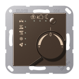 JUNG Raumtemperaturregler UP KNX mokka A 2178 TS MO glz Bedienelement LED