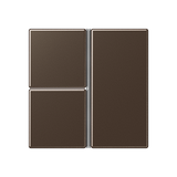 JUNG Taste 3t Schalt/Dimm mokka glz A 403 TS MO f.Bussystem