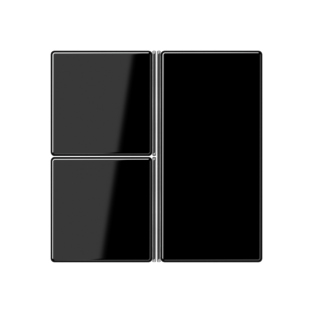 JUNG Taste 3t Schalt/Dimm sw glz A 403 TS SW f.Bussystem