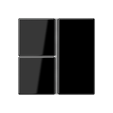 JUNG Taste 3t Schalt/Dimm sw glz A 403 TS SW f.Bussystem