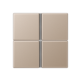 JUNG Taste_4t Schalt/Dimm champ glz A 404 TS CH f.Bussystem