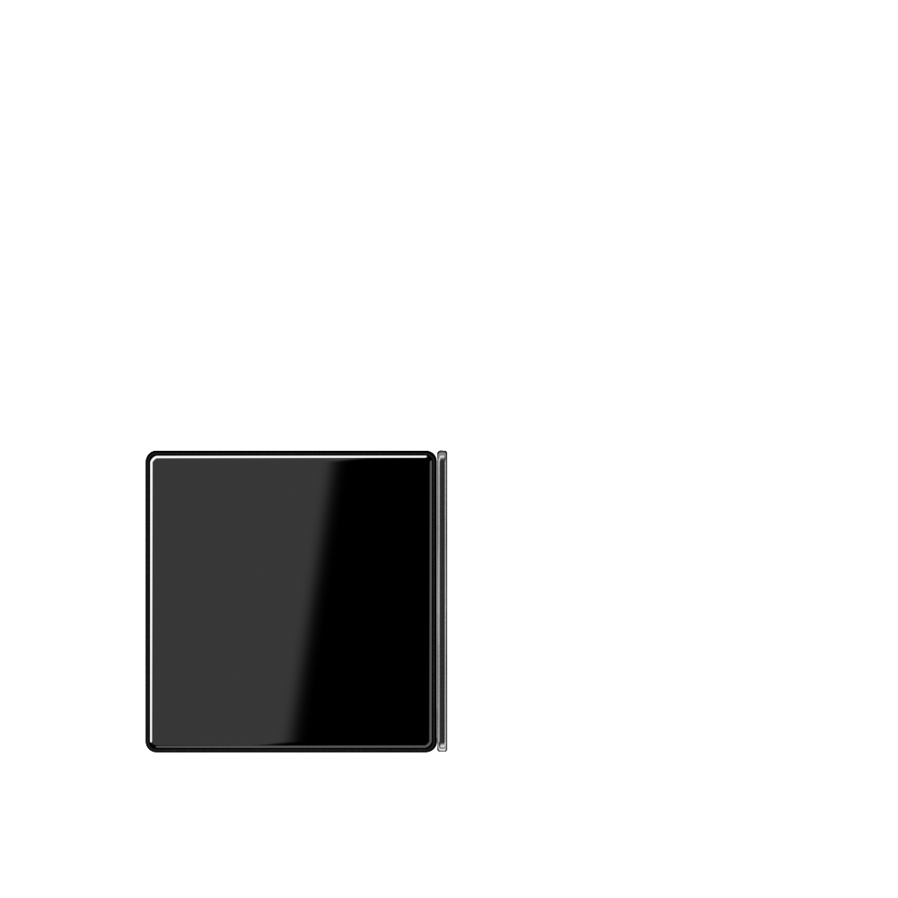 JUNG Taste_4t Schalter sw glz A 404 TSN SW 23