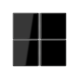 JUNG Taste_4t Schalt/Dimm sw glz A 404 TS SW f.Bussystem