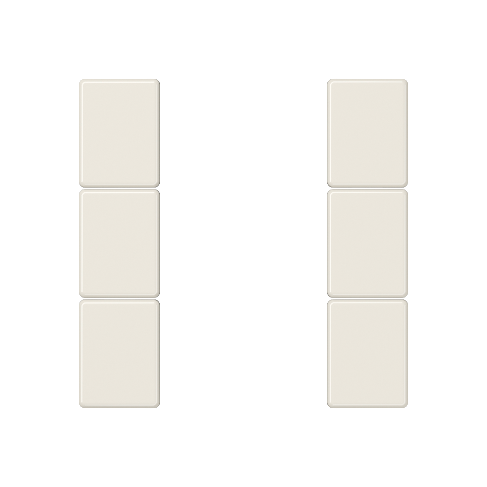 JUNG Taste 3t Schalt/Dimm ws glz AS A 503 TSA f.Bussystem