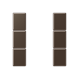 JUNG Taste 3t Schalt/Dimm br glz A 503 TS MO f.Bussystem