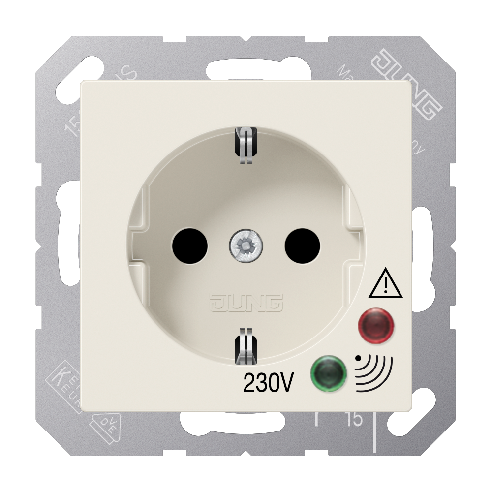 JUNG Steckdose 1f cws glz UP IP20 ÜSS AS A 521 UF vert