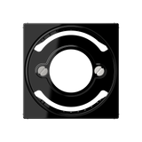 JUNG Zentralplatte Lichtsig sw AS/A A 537 BFPL SW Schraubbef