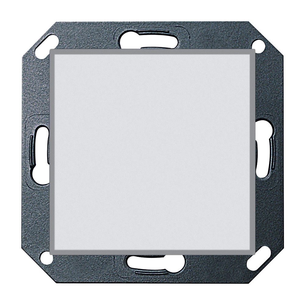 JUNG Lichtsignal ws Basis+zentr.Abdeckpl A 539 LEDW LED UP IP20 230V m.LM