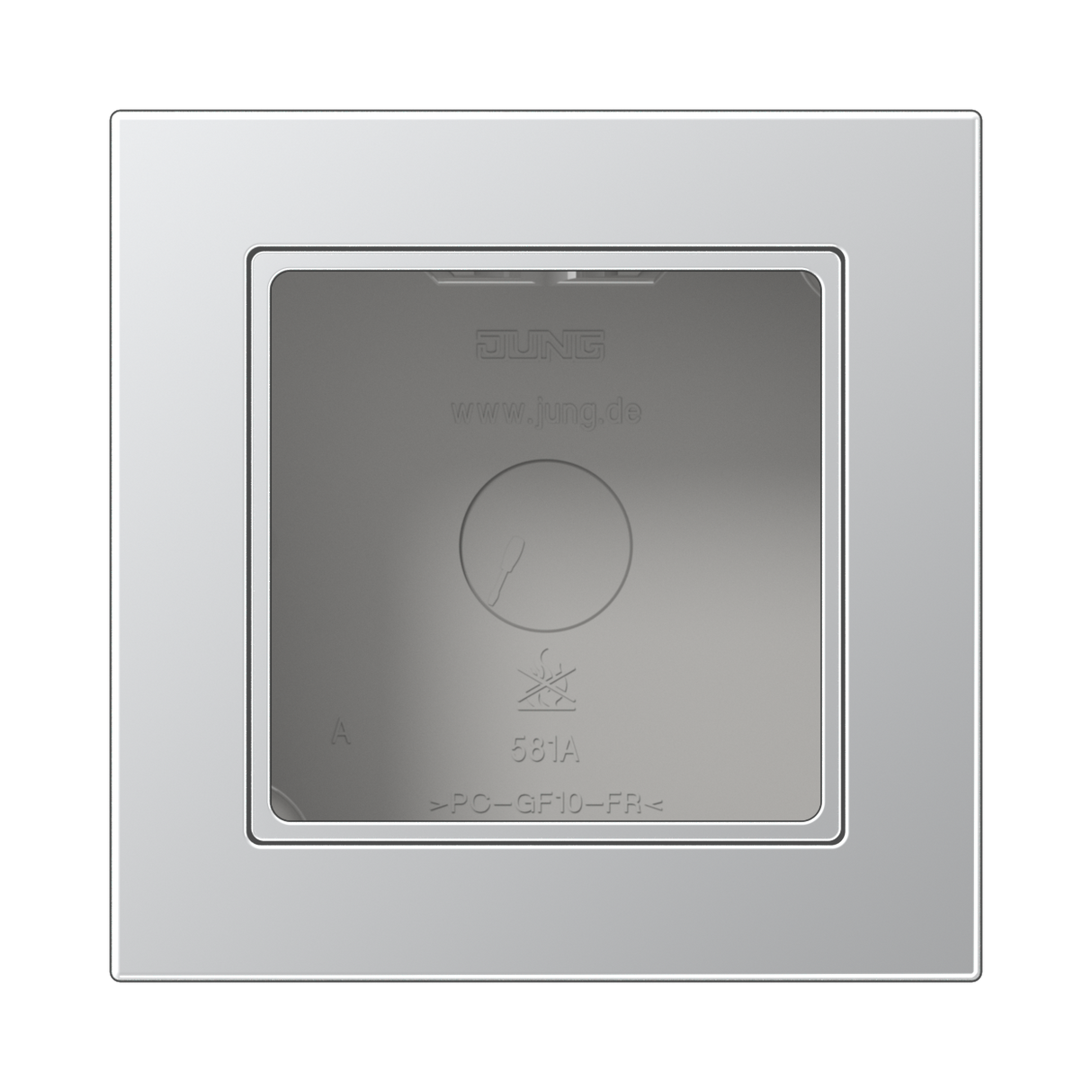 JUNG Gehäuse AP 1f Kst alu mt AP-Geh A 5581 BF A AL IP2X
