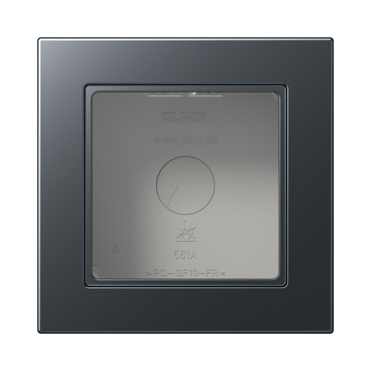 JUNG Gehäuse AP 1f Kst anth mt AP-Geh A 5581 BF A ANM IP2X