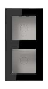 JUNG Gehäuse AP 2f Kst sw glz AP-Geh A 5582 BF A SW IP2X