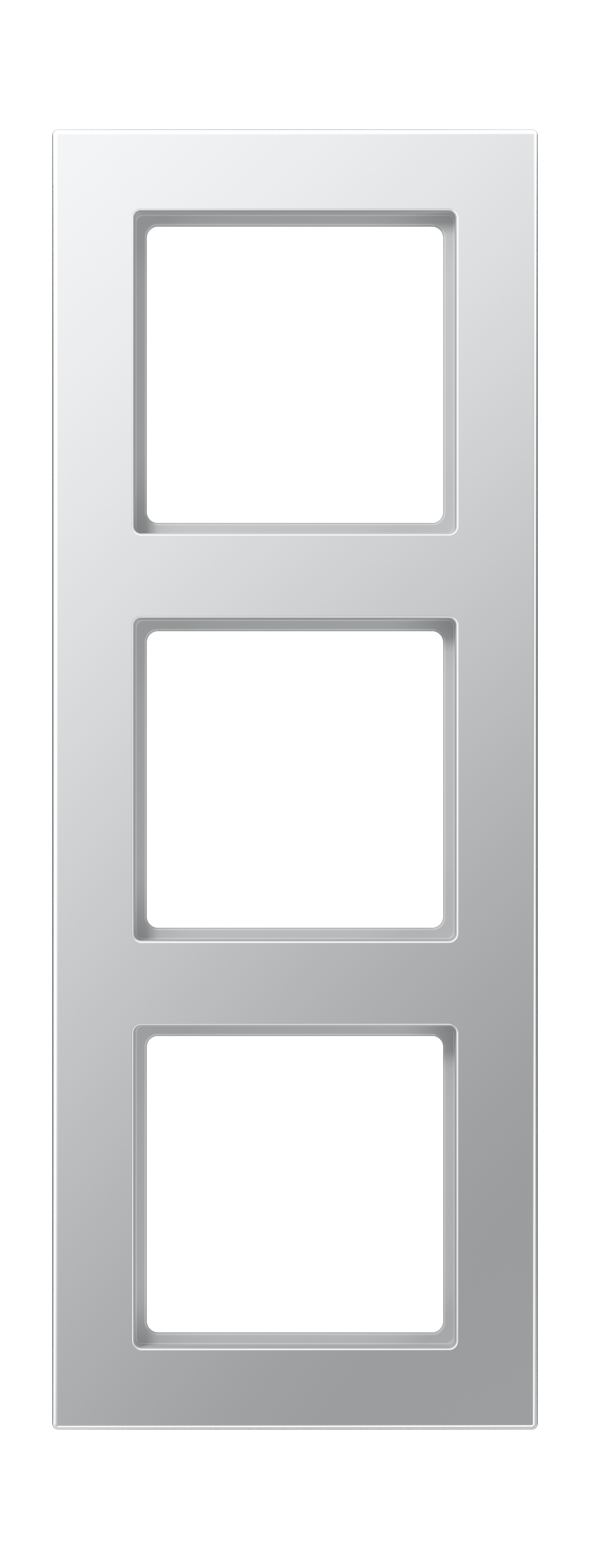 JUNG Einbaurahmen 3f alu glz Kst f.GEB-K A / A 550 A 5583 BF AL
