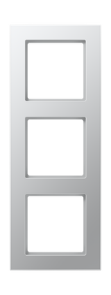 JUNG Einbaurahmen 3f alu glz Kst f.GEB-K A / A 550 A 5583 BF AL