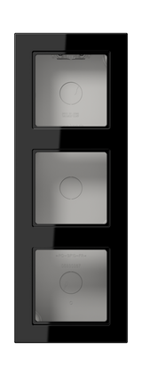 JUNG Gehäuse AP 3f Kst sw glz AP-Geh A 5583 BF A SW IP2X