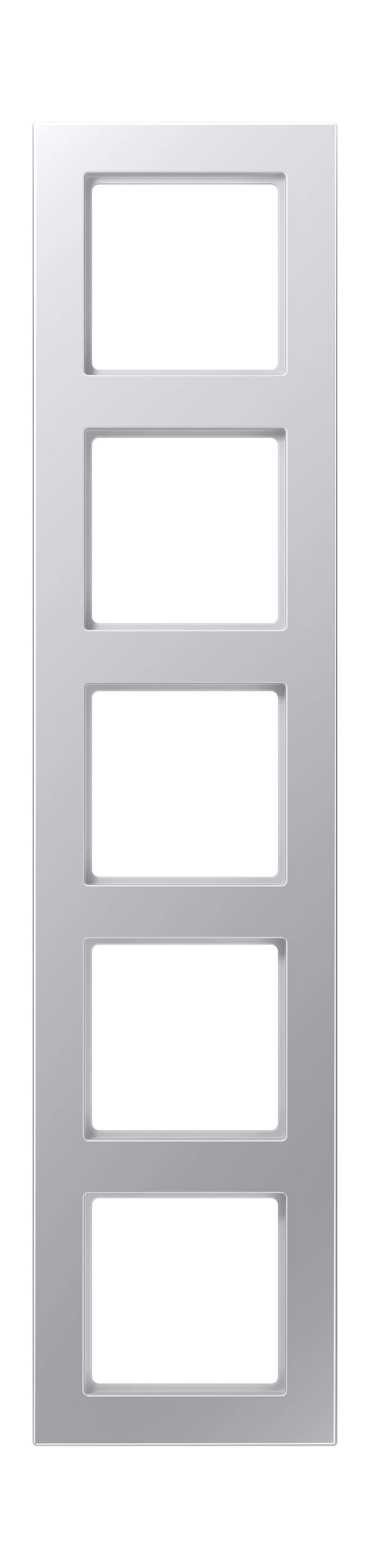 JUNG Einbaurahmen 5f alu glz Kst f.GEB-K A / A 550 A 5585 BF AL