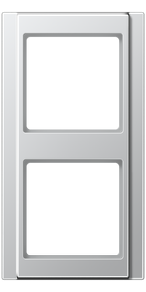 JUNG Einbaurahmen 2f alu glz Kst f.GEB-K A 500 A 582 AL
