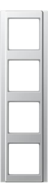 JUNG Einbaurahmen 4f alu glz Kst f.GEB-K A 500 A 584 AL