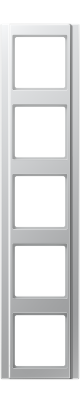 JUNG Einbaurahmen 5f alu glz Kst f.GEB-K A 500 A 585 AL