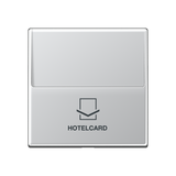 JUNG Hotelcard Schalter alu glz A 590 CRD L