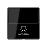 JUNG Hotelcard Schalter sw glz A 590 CRD SW