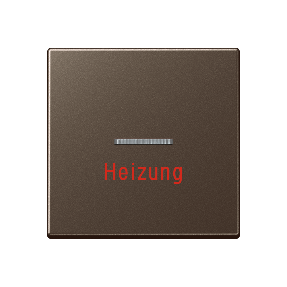 JUNG Kontrollwippe Schalter mokka glz A 590 H MO