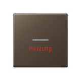 JUNG Kontrollwippe Schalter mokka glz A 590 H MO