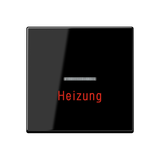 JUNG Kontrollwippe Schalter sw glz A 590 H SW