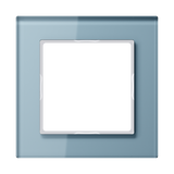 JUNG Einbaurahmen 1f gr glz Glas f.GEB-K A / A CREATION AC 581 GL BLGR