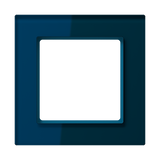 JUNG Einbaurahmen 1f bl glz Glas f.GEB-K AC 581 GL NB