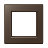 JUNG Einbaurahmen 1f mokka glz Kst A / A CREATION AC 581 MO f.GEB-K